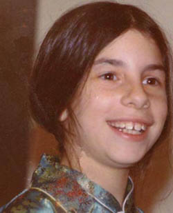 Sue as a baby